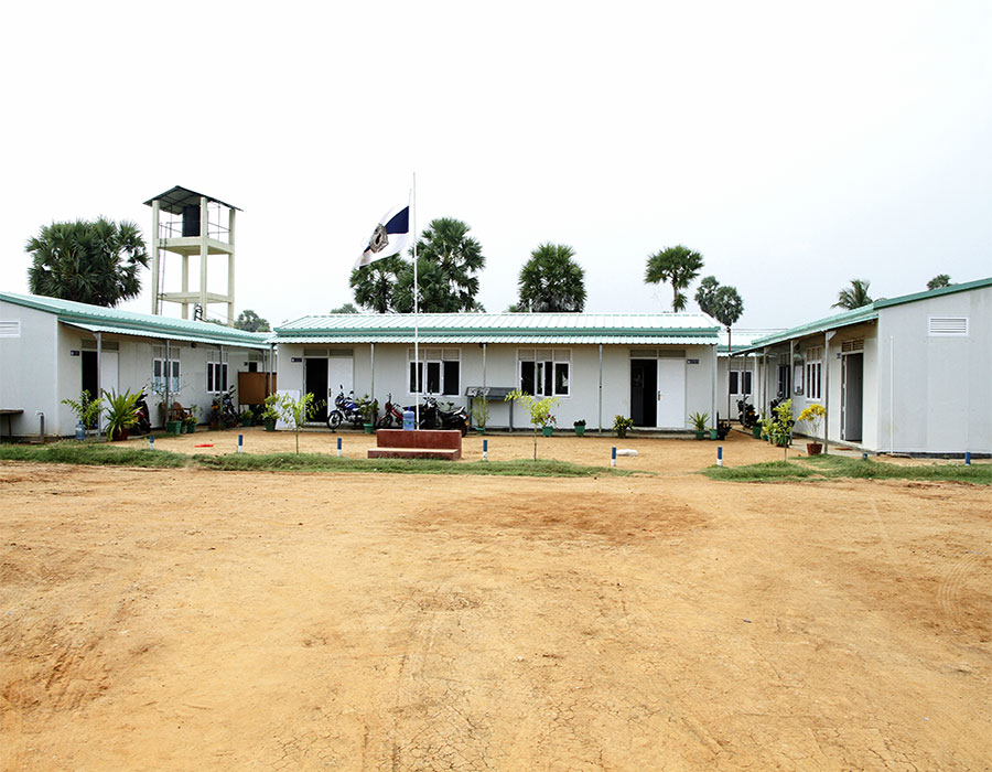 Construction of Pre-Fab Building at Chavakacheri